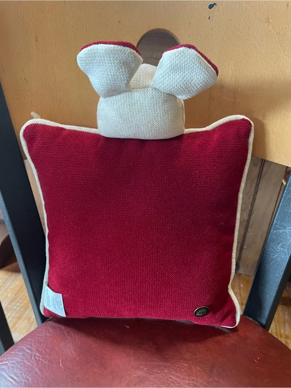 Unique Christmas Holiday Mouse Small Accent Throw Pillow - Home Decor